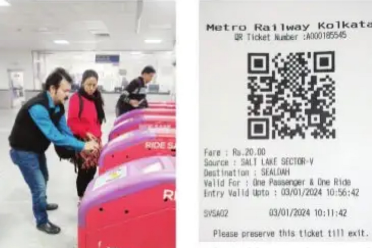 Metro starts paper-based QR code ticketing at Sec V station