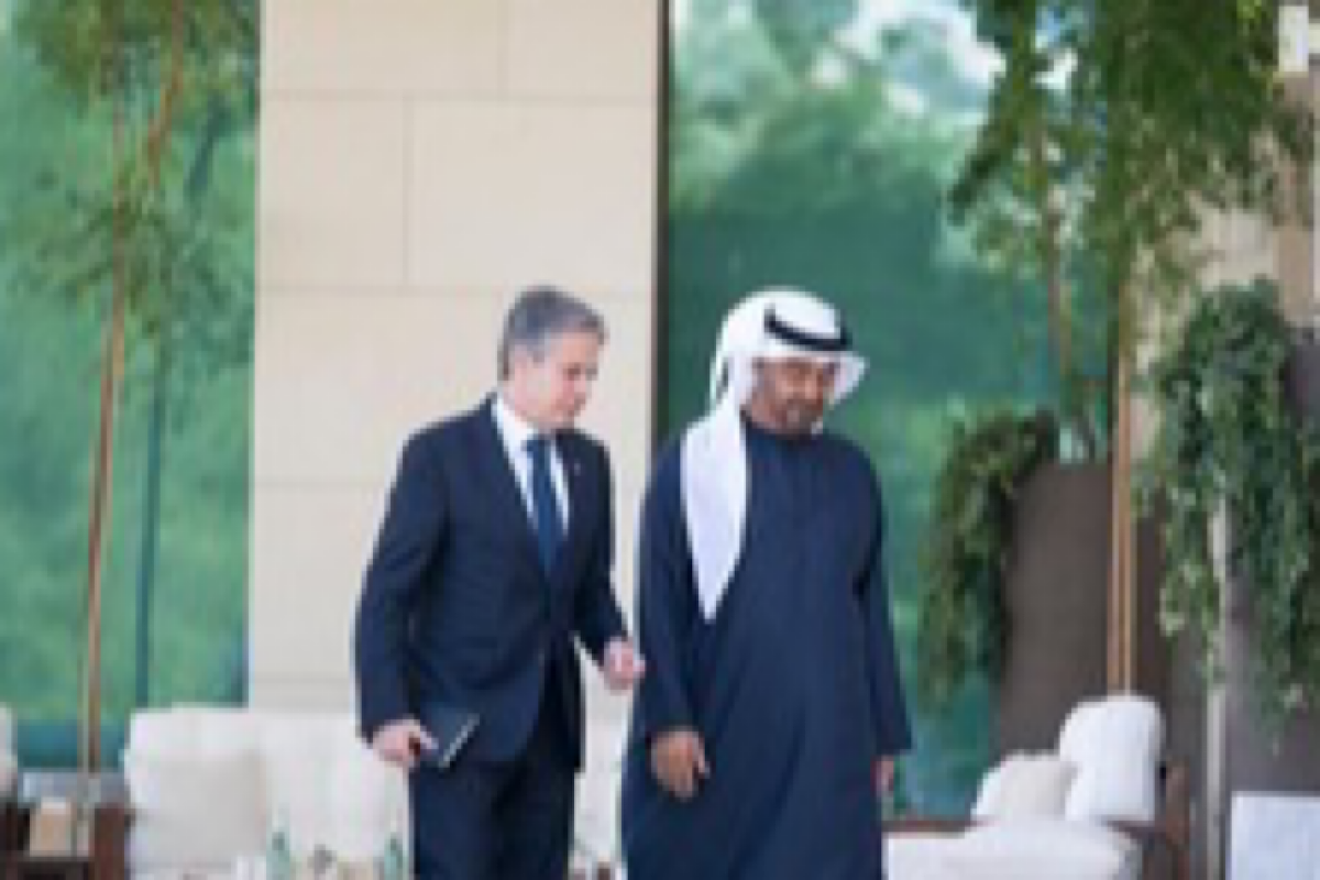 UAE president, Blinken stress need for avoiding Gaza conflict’s expansion