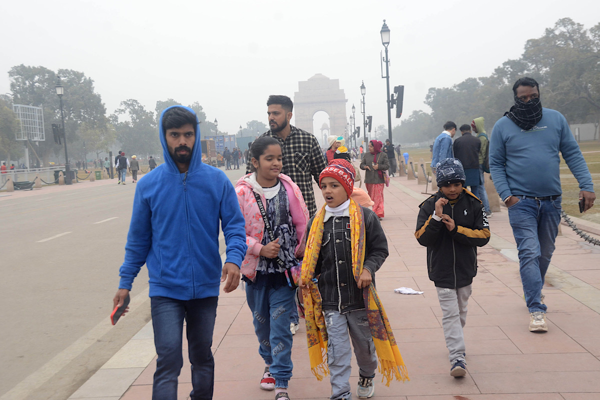 Movement of Delhiites restricted by icy winds