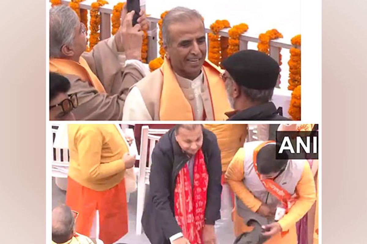 Industrialists Anil Ambani, Sunil Mittal attend ‘pran pratistha’ ceremony of Ram temple in Ayodhya