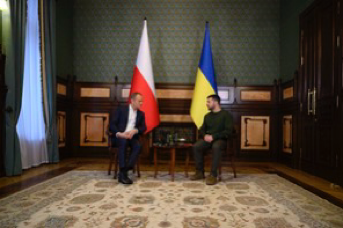 Ukrainian President, Polish PM meet on defence aid, cooperation