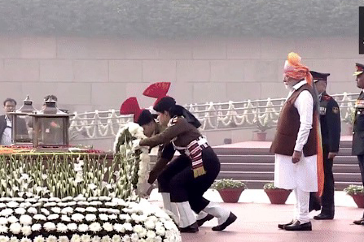 Republic Day 2024 celebrations begin with PM Modi paying homage to bravehearts at National War Memorial