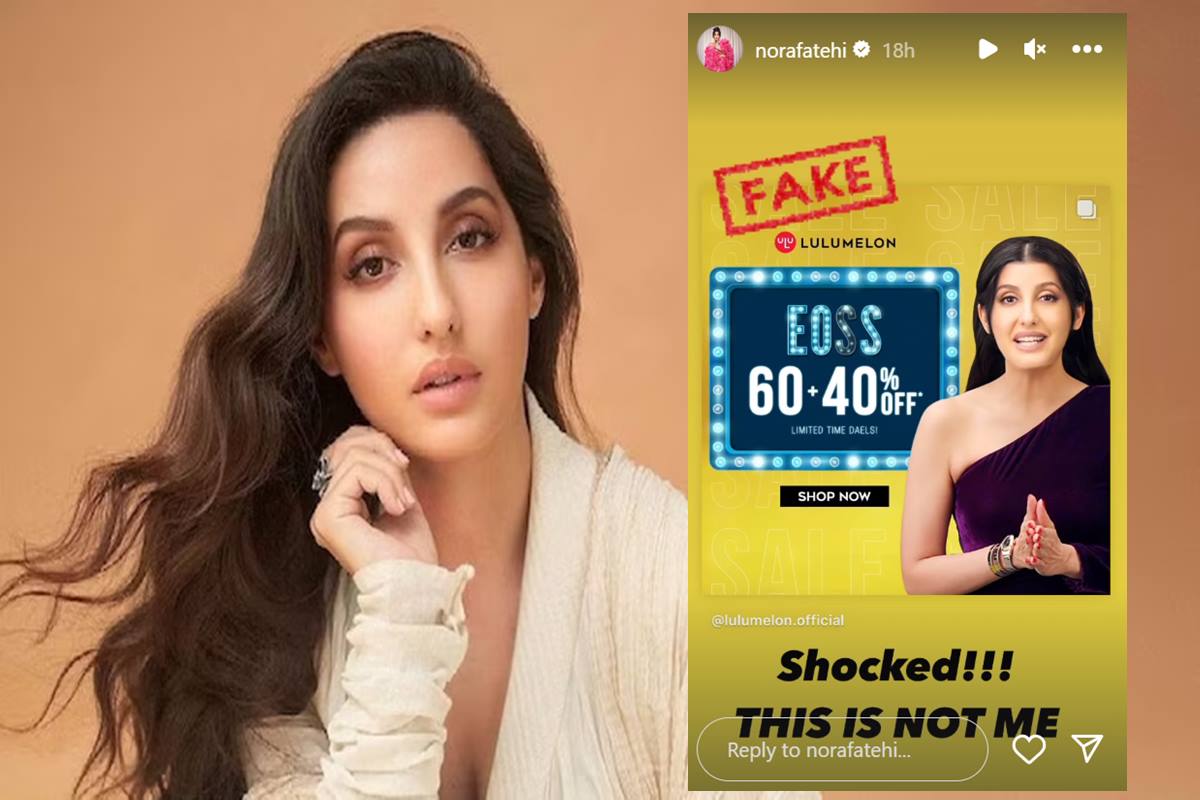 Nora Fatehi calls out deepfake scam by brand using her photo
