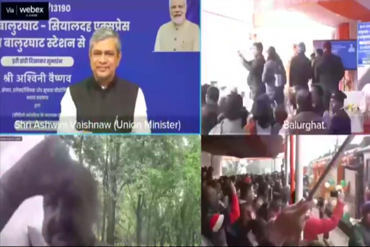 Vaishnaw flags off new Balurghat-Sealdah Express; says funds for Bengal increased under Modi govt