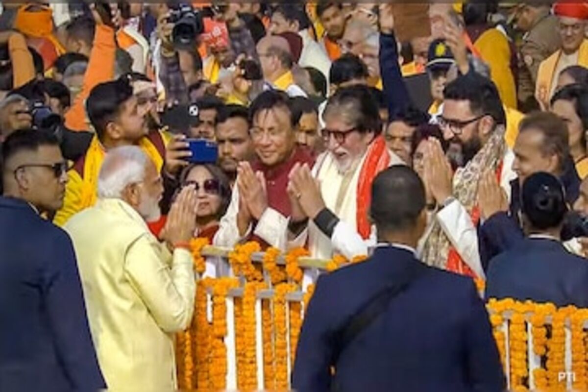 Ayodhya ceremony: PM asks well-being of Amitabh, Rajinikanth