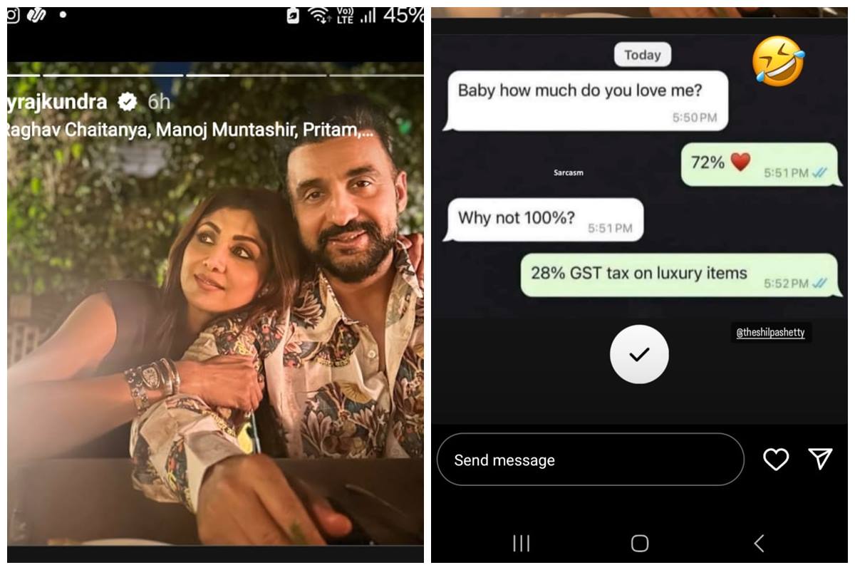 Shilpa Shetty and Raj Kundra’s playful banter lights up social media