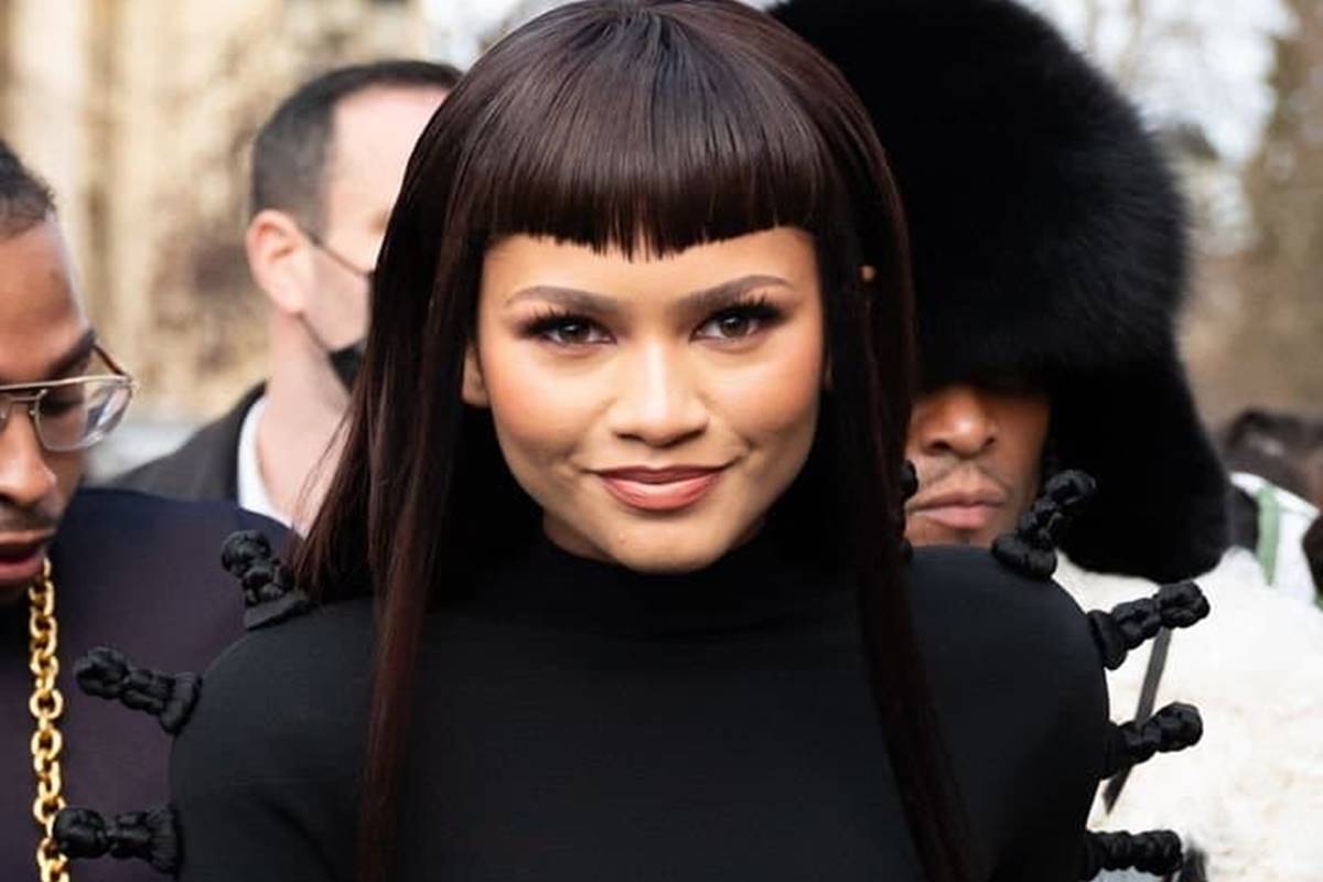 Zendaya at Paris Fashion Week: New hair, classic style