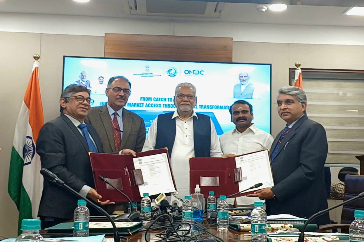 Centre inks MoU with ONDC to help fisheries sector to trade through e-market place