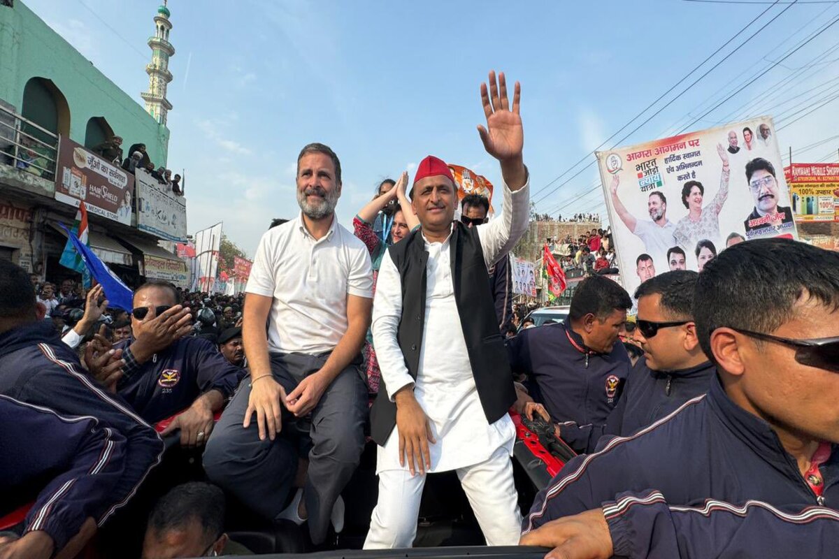 With Akhilesh joining, Bharat Jodo Yatra in Agra becomes a SP affair