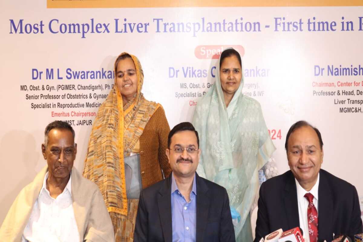 First Dual Lobe Liver Transplant performed at Jaipur’s MGMCH