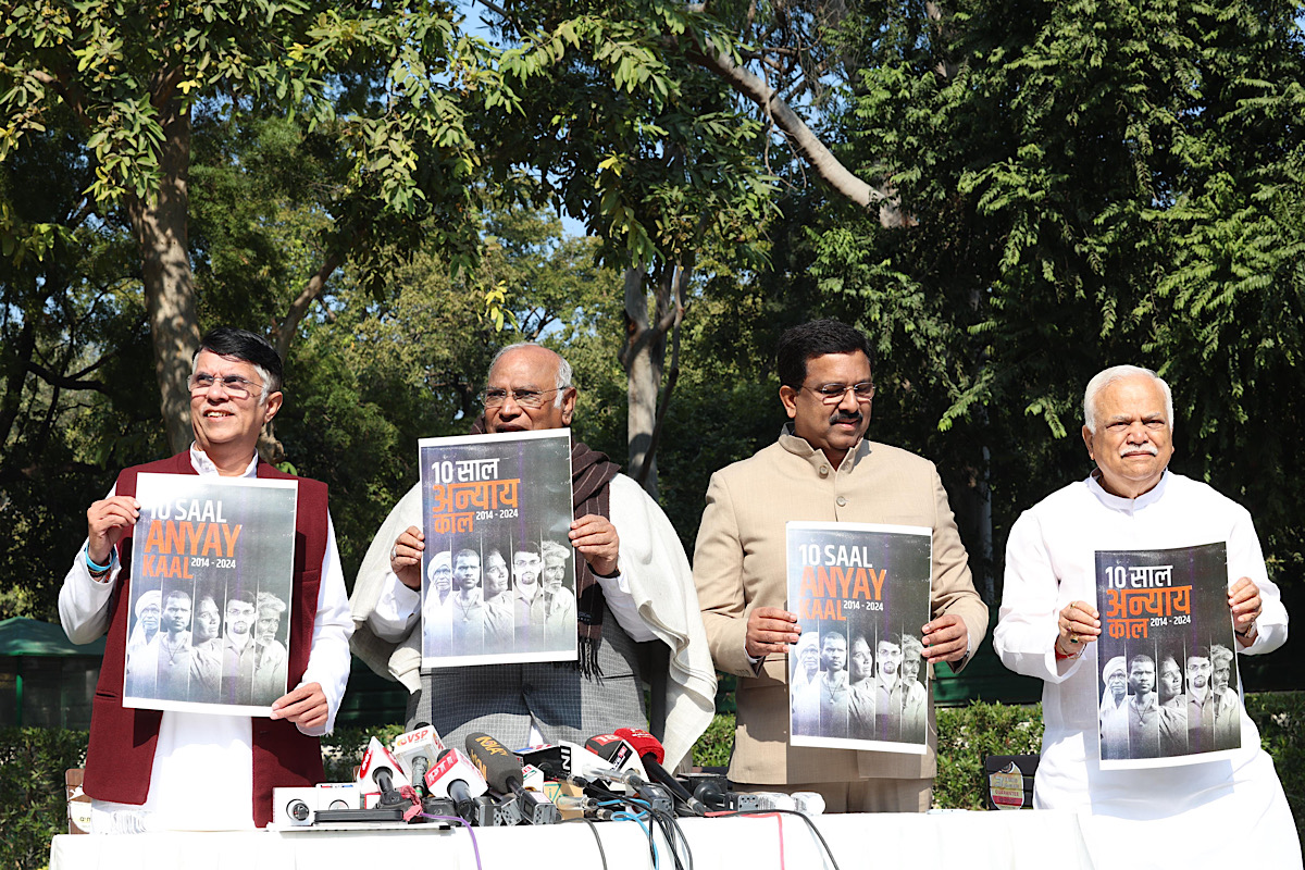Kharge releases ‘Black Paper’ against BJP Govt at Centre