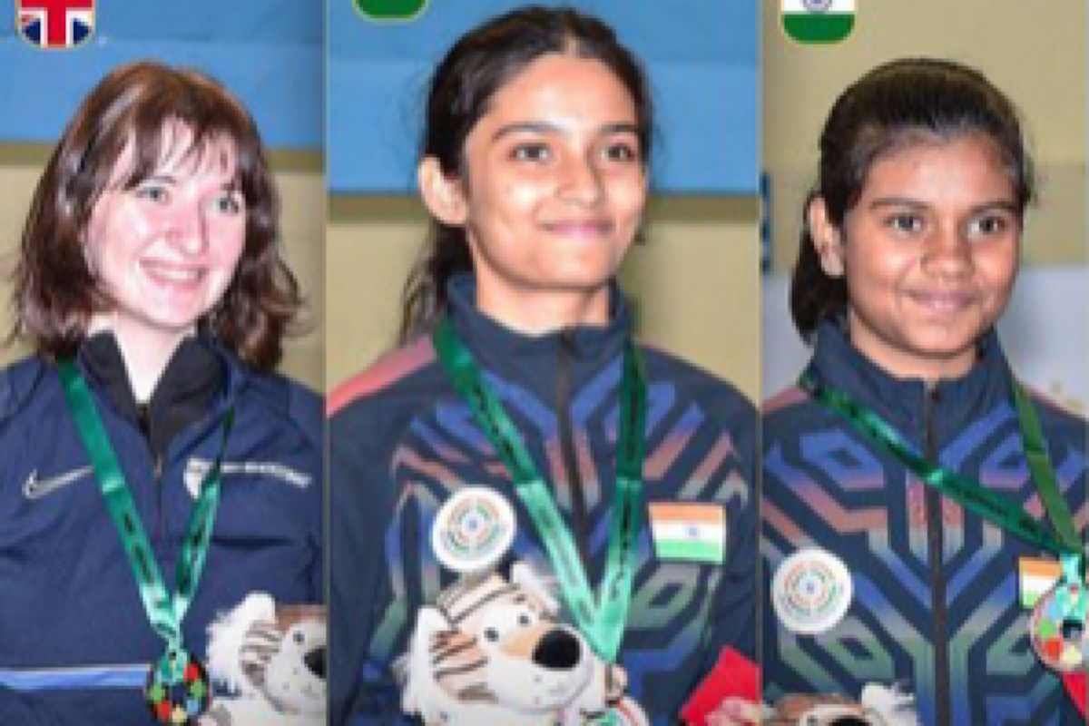 Shooting: India finishes 1-2 in Junior Air Rifle Mixed Team at the Granada 10m World Cup