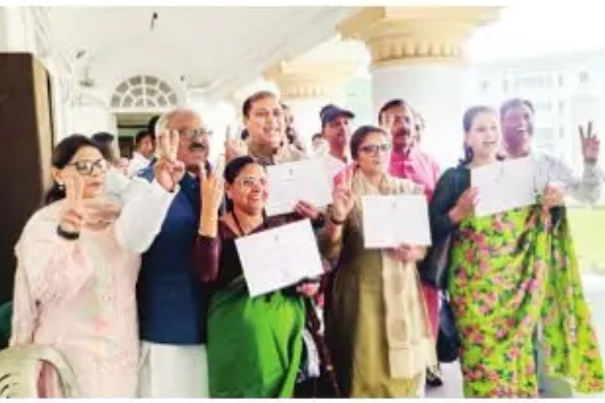 Five Rajya Sabha candidates get elected from state