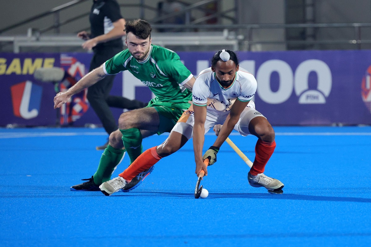 Hockey Pro League  (Men) Gurjant’ s last-gasp winner saves India blushes as hosts edge past Ireland 1-0