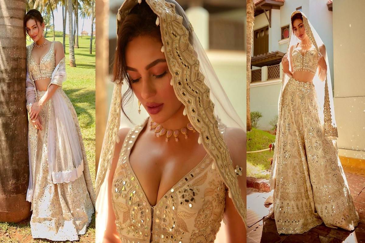 Seerat Kapoor stuns as Rakul Preet’s bridesmaid in mirror-studded lehenga