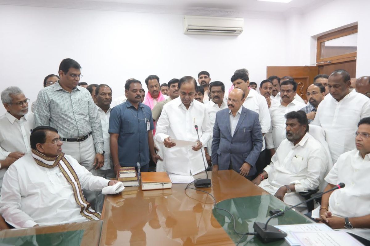 BRS supremo takes oath as Gajwel MLA