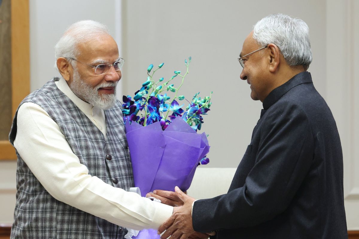 Nitish Kumar meets Modi in first meeting post Mahagathbandhan break-up