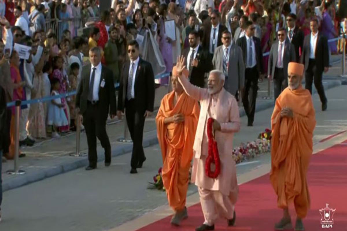 PM Modi inaugurates first Hindu temple in Abu Dhabi