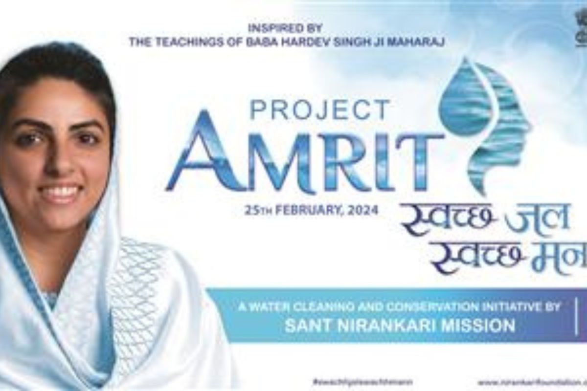 Nirankari mission begins Clean Water, Clean Mind Project at Yamuna