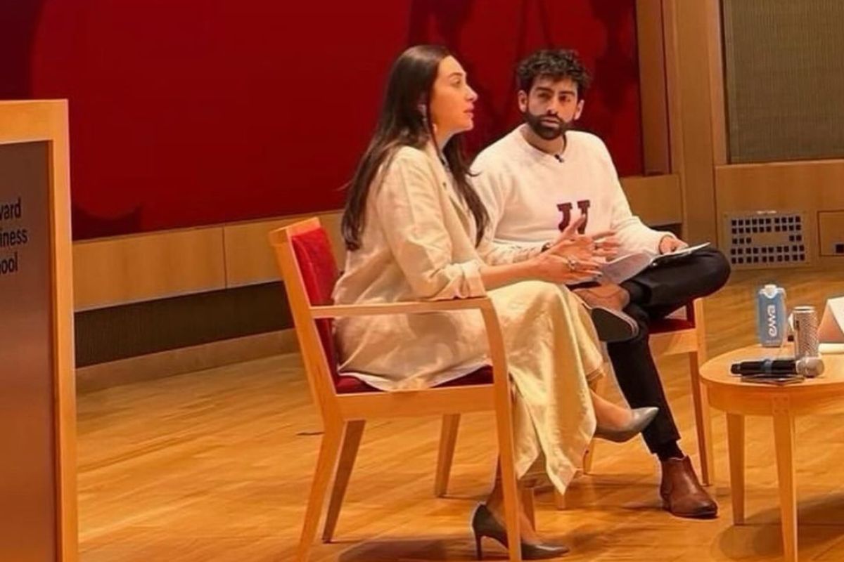 Karisma Kapoor speaks at Harvard Business School