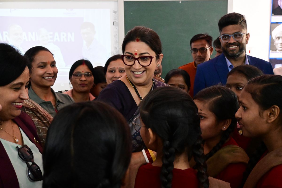 Smriti Irani dedicates Boeing Literacy programs to empower ‘Sukanyas’ of Amethi