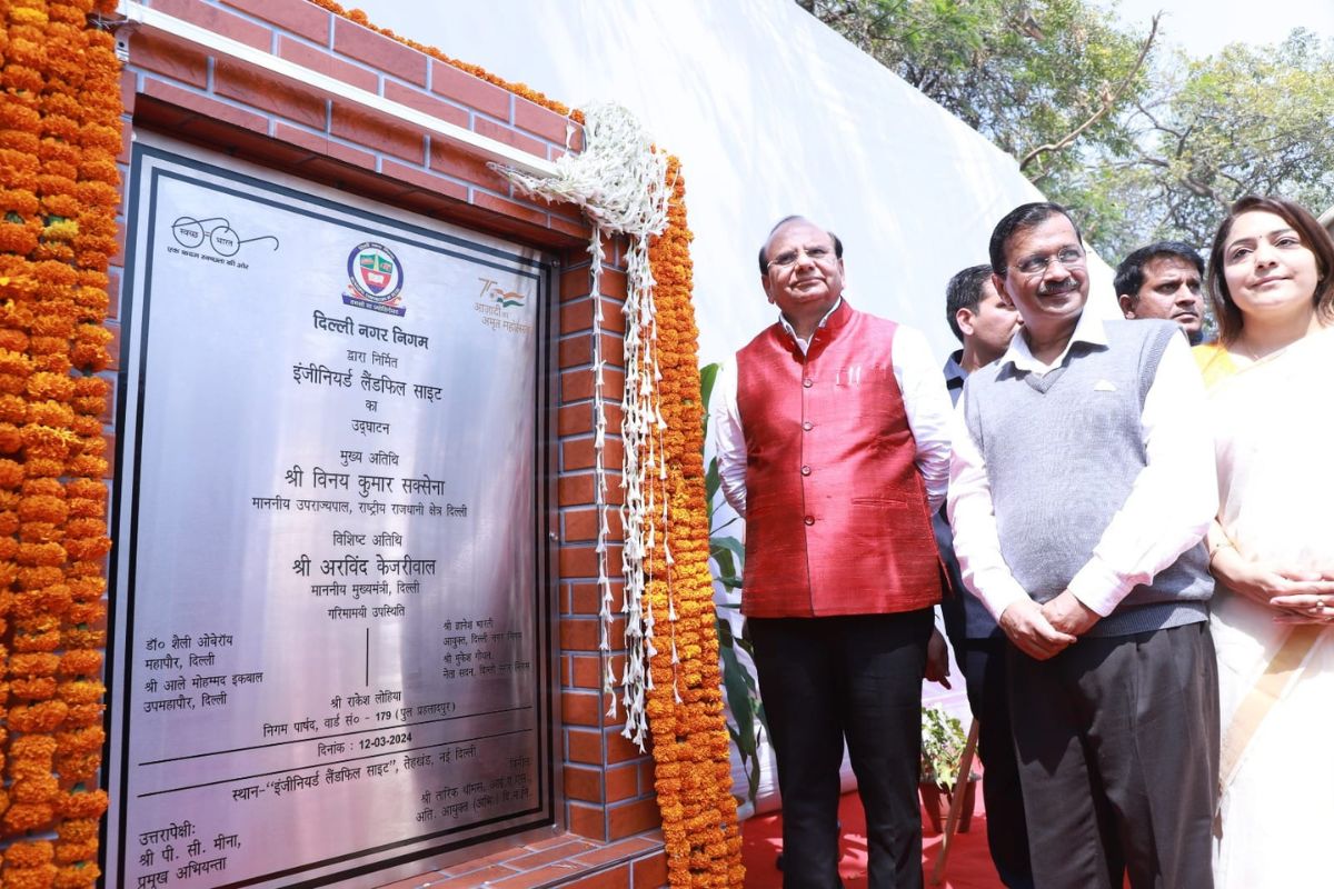 LG, CM jointly inaugurate Delhi’s first ESLFS, significant step towards scientific waste disposal says Kejriwal