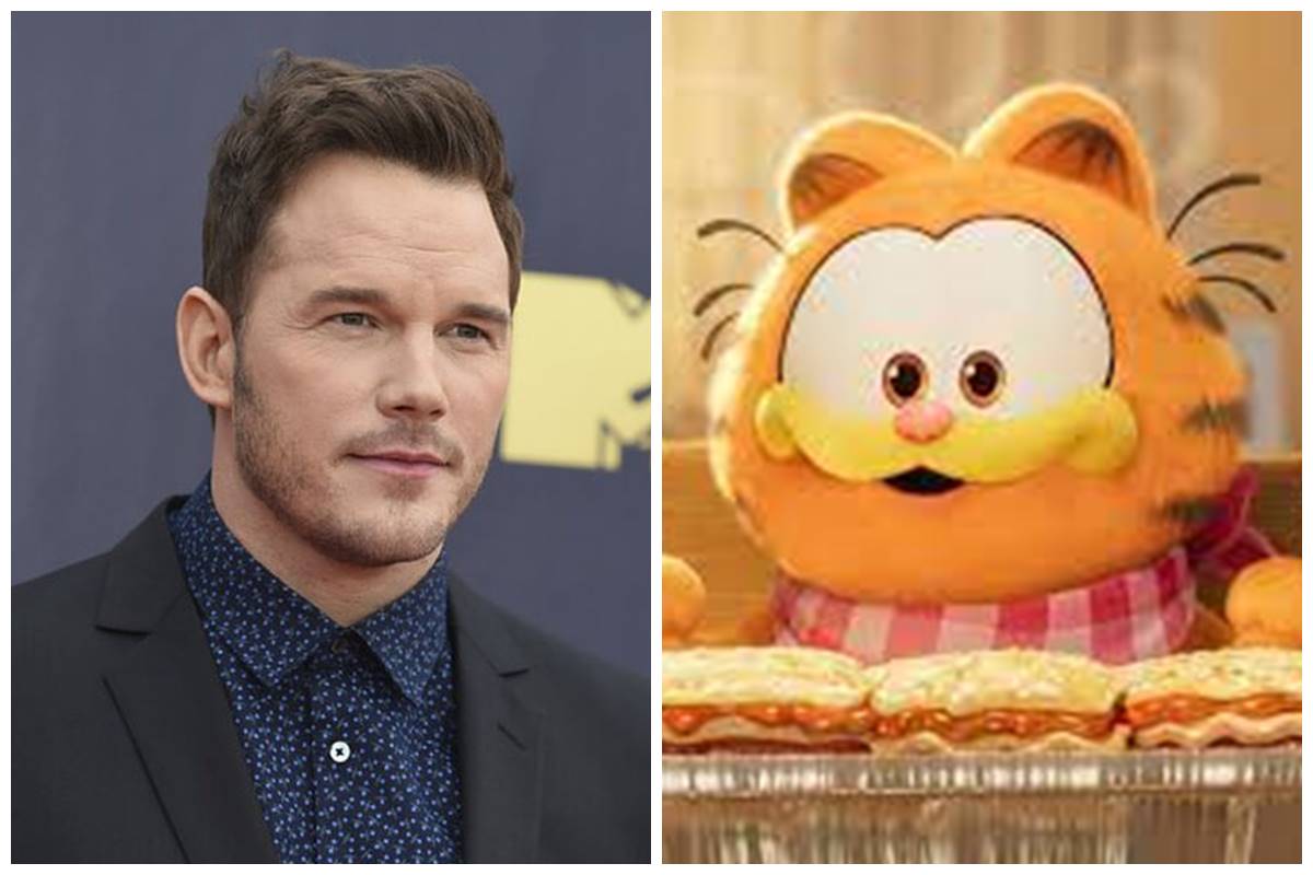 Chris Pratt voices mischievous Garfield in upcoming outdoor adventure