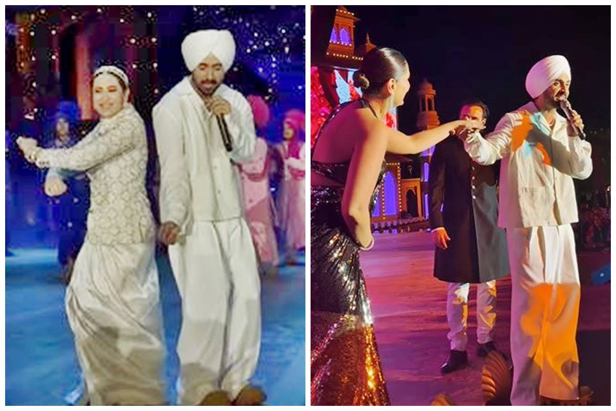 Diljit Dosanjh lights up Ambani sangeet with Karisma & Kareena Kapoor