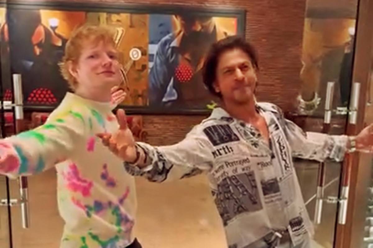 Ed Sheeran dances into Bollywood hearts with Shah Rukh Khan