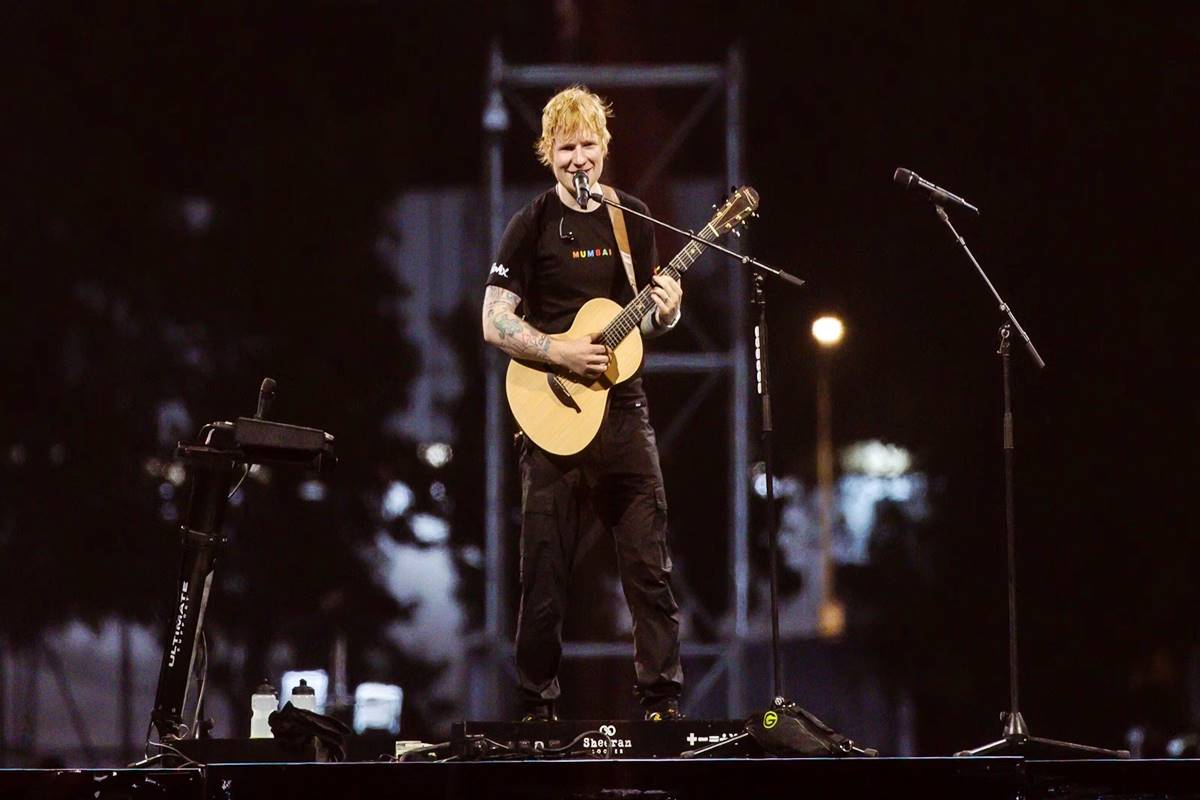 Ed Sheeran wraps up Mumbai concert!