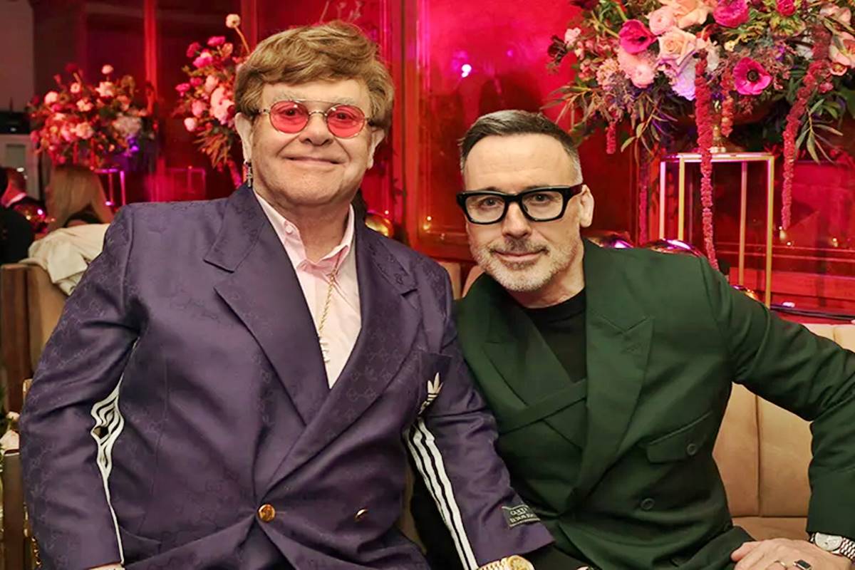 David Furnish has a touching birthday tribute for husband Elton John