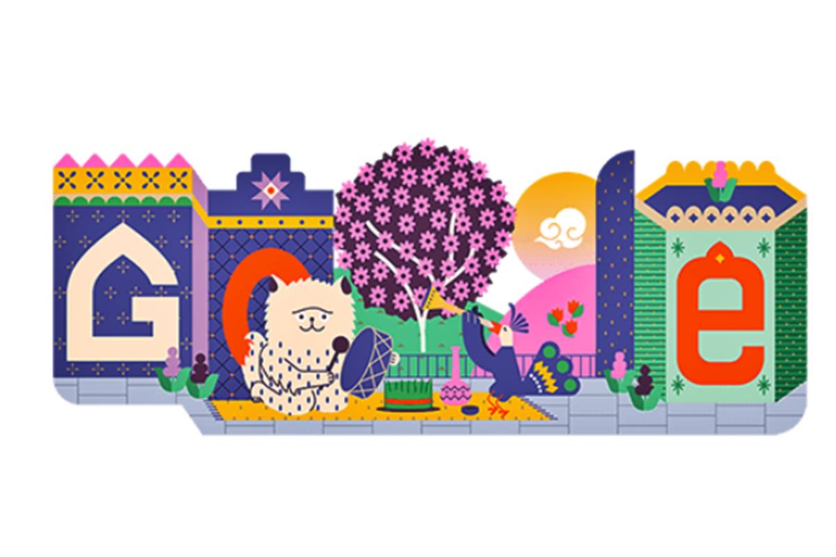 Google Doodle celebrates Nowruz 2024