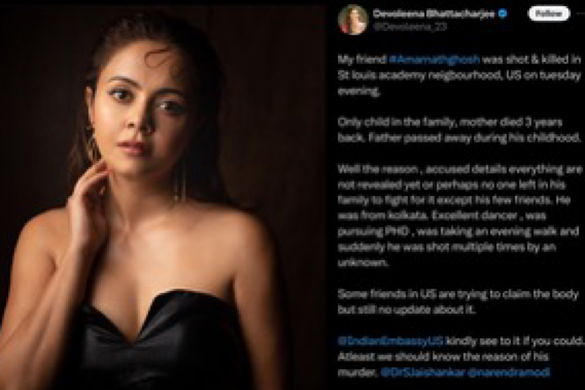 Devoleena’s friend shot dead in US, seeks help of PM, EAM to get body back
