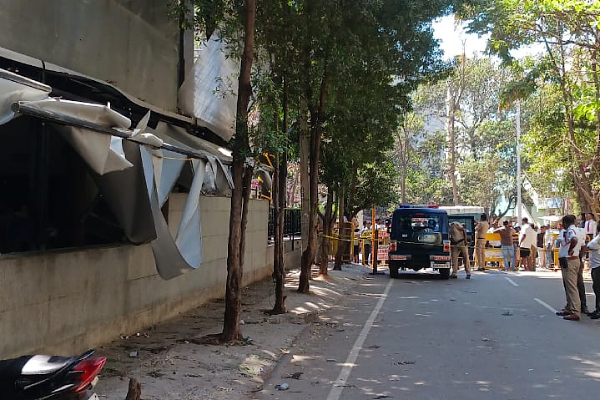 Karnataka: Police investigates explosion site at Rameshwaram Cafe in Bengaluru