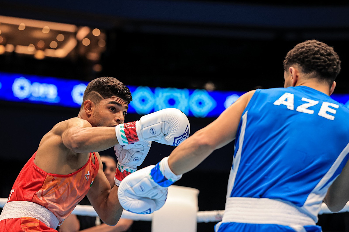 Nishant  opens campaign with a win  at World Olympic Boxing Qualifier