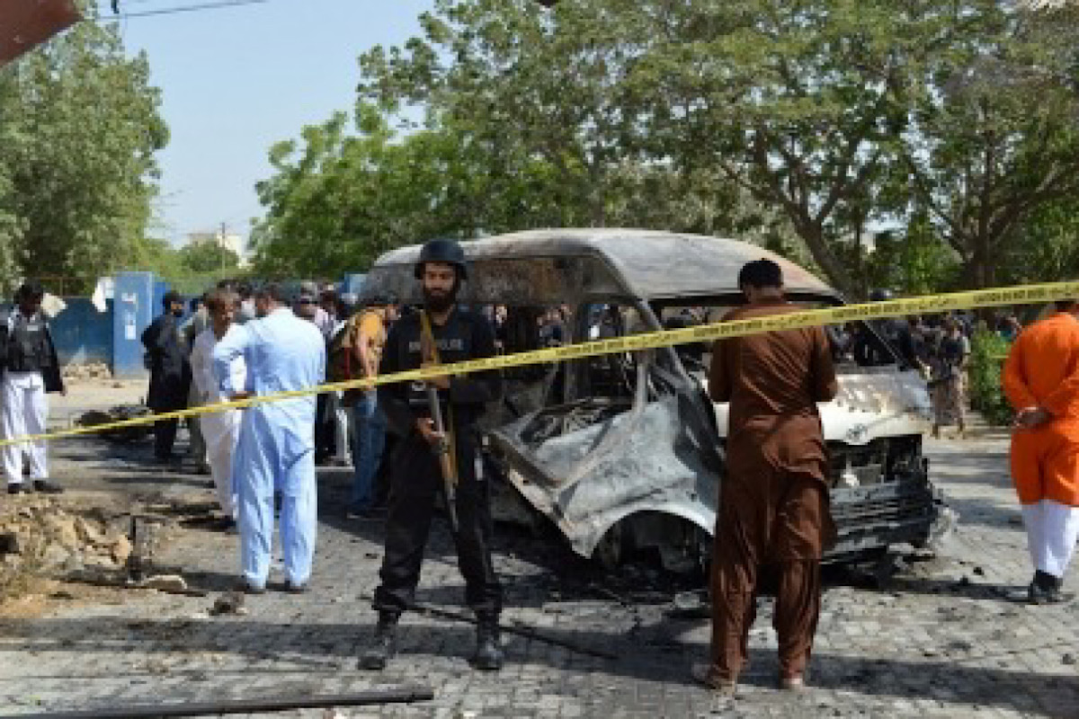 Two killed in blast in Pakistan