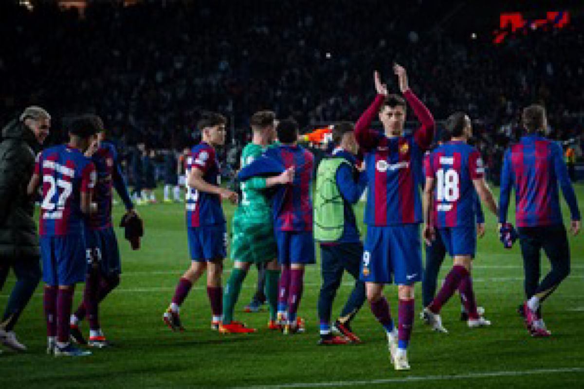 Barca win thriller to book place in Champions League quarterfinals