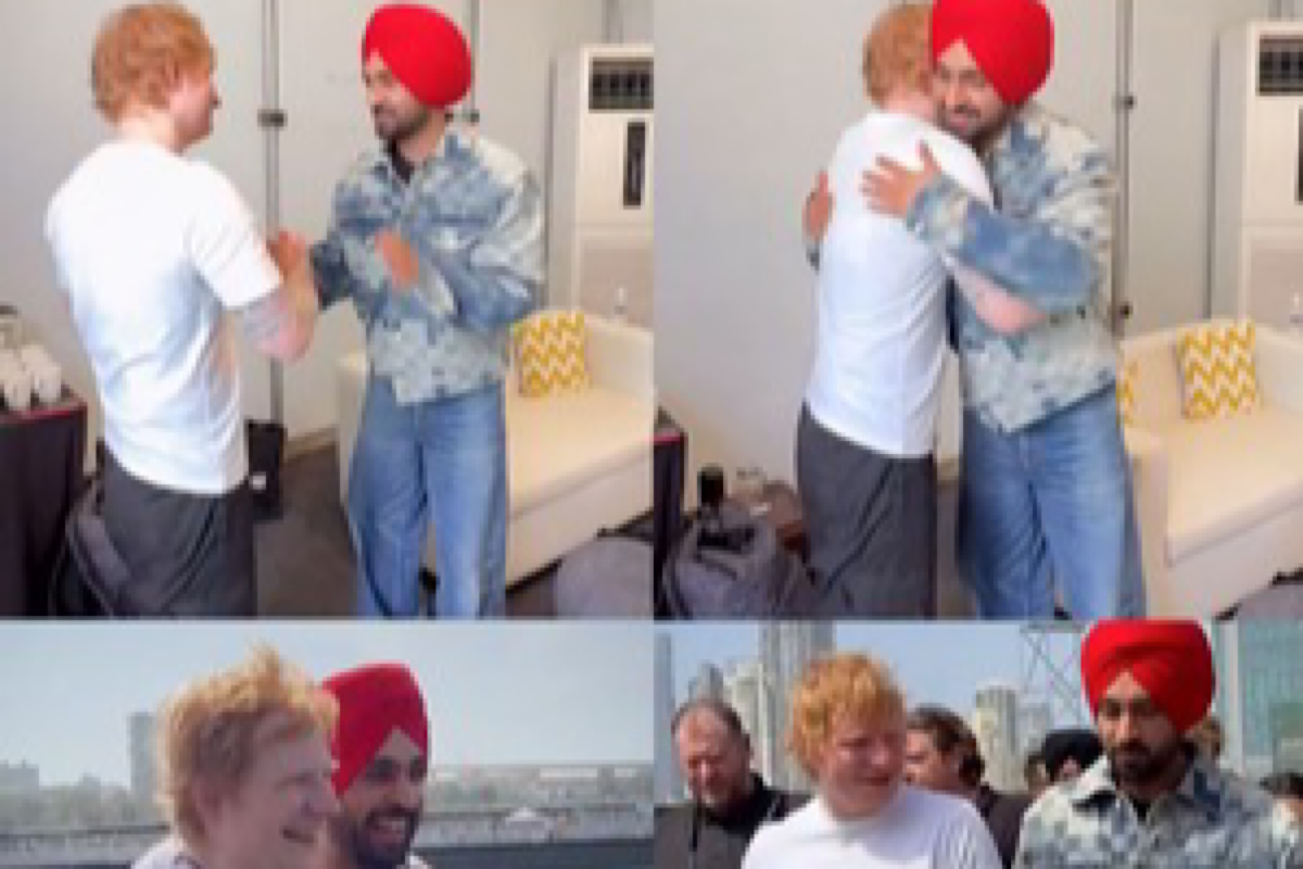 ‘ONE LOVE’: Diljit shares video with Ed Sheeran from concert stage
