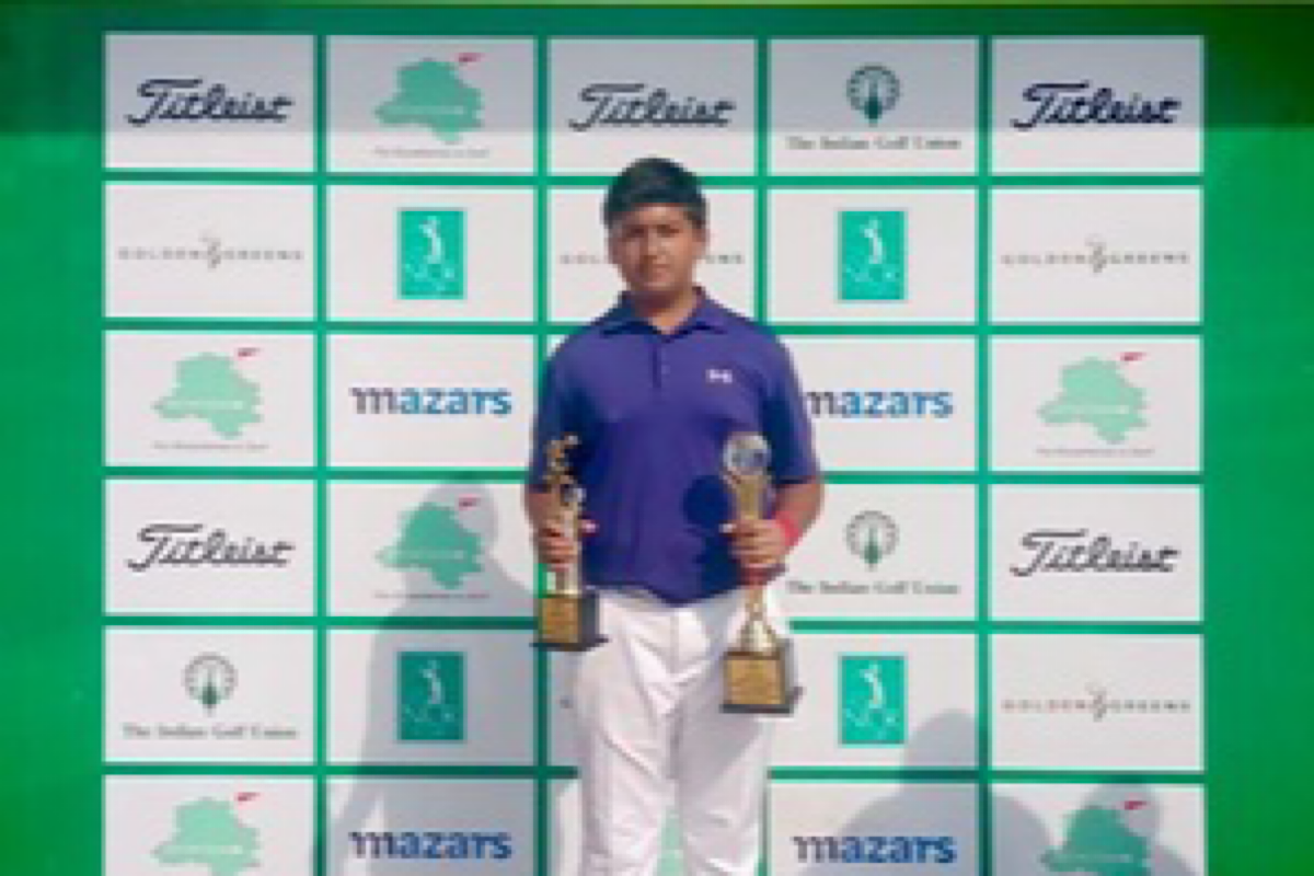Golf: Teenaged Arshvant outplays field by six shots to win the combined title in NCR Cup
