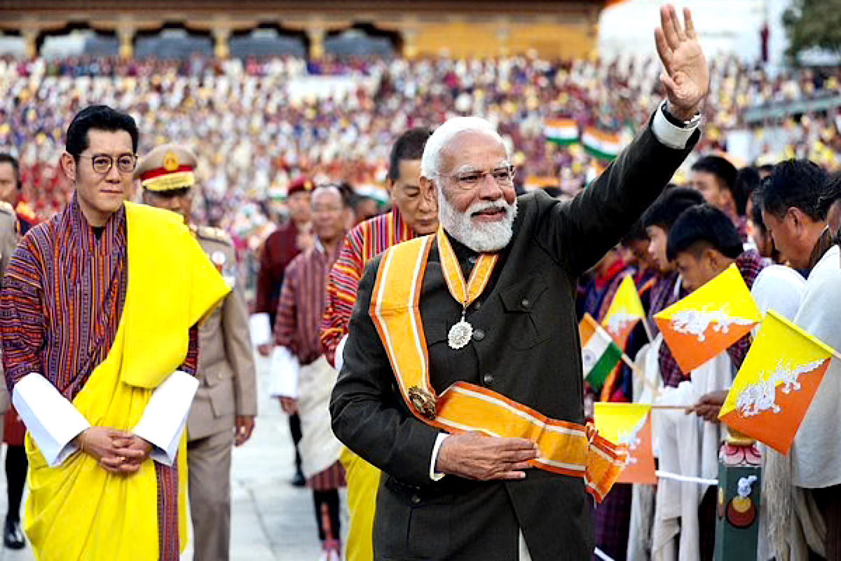 “I dedicate it to 140 crore people of India”: PM Modi after receiving Bhutan’s top honour