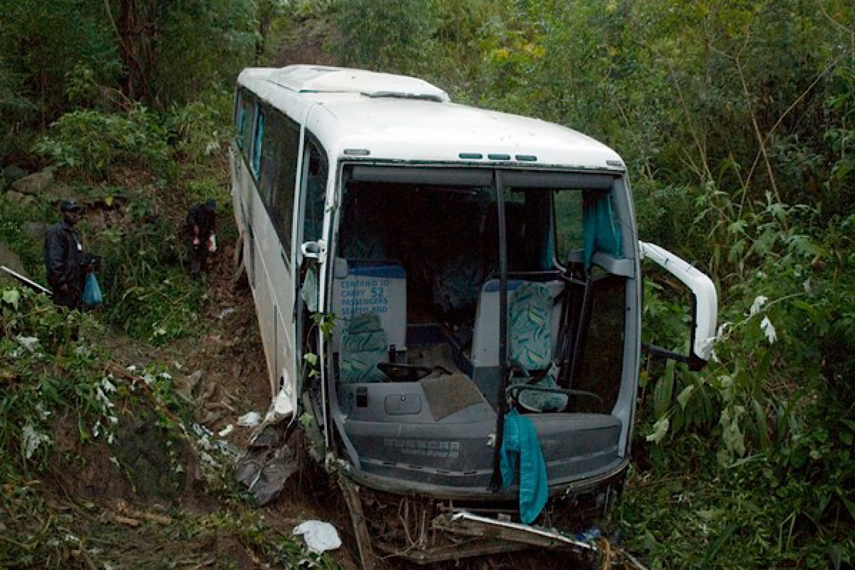 45 people die after bus carrying Easter worshippers falls off cliff in South Africa