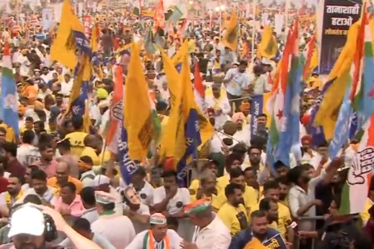 INDIA bloc’s mega Ramlila Maidan rally today; Kejriwal’s wife to read husband’s message from jail