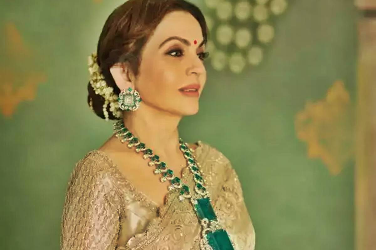 Nita Ambani wears handloom saree at Anant-Radhika pre-wedding