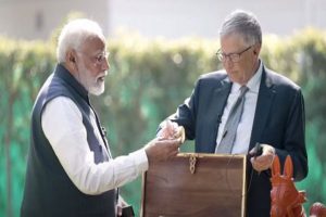 India democratised digital tech, achieved revolution: PM to Bill Gates