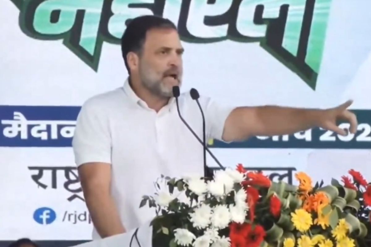 Bihar ‘nerve centre’ of country’s politics, change starts from here only: Rahul at Patna rally