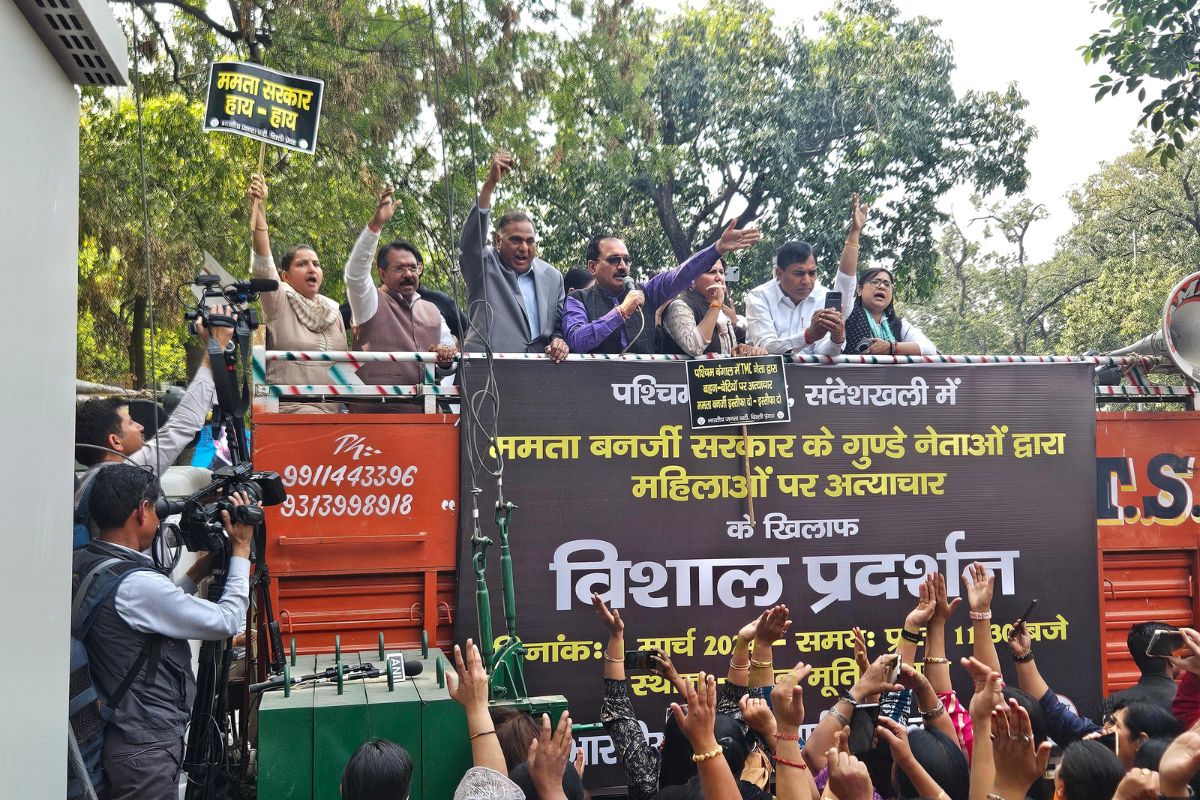 Delhi BJP demands Mamata’s resignation over Sandeshkhali incidents