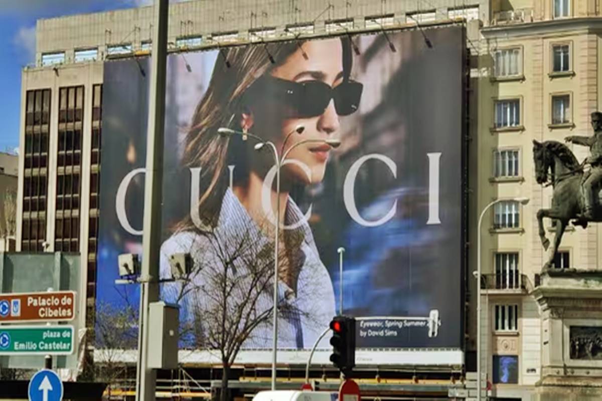Alia Bhatt’s Gucci billboard lights up Madrid!