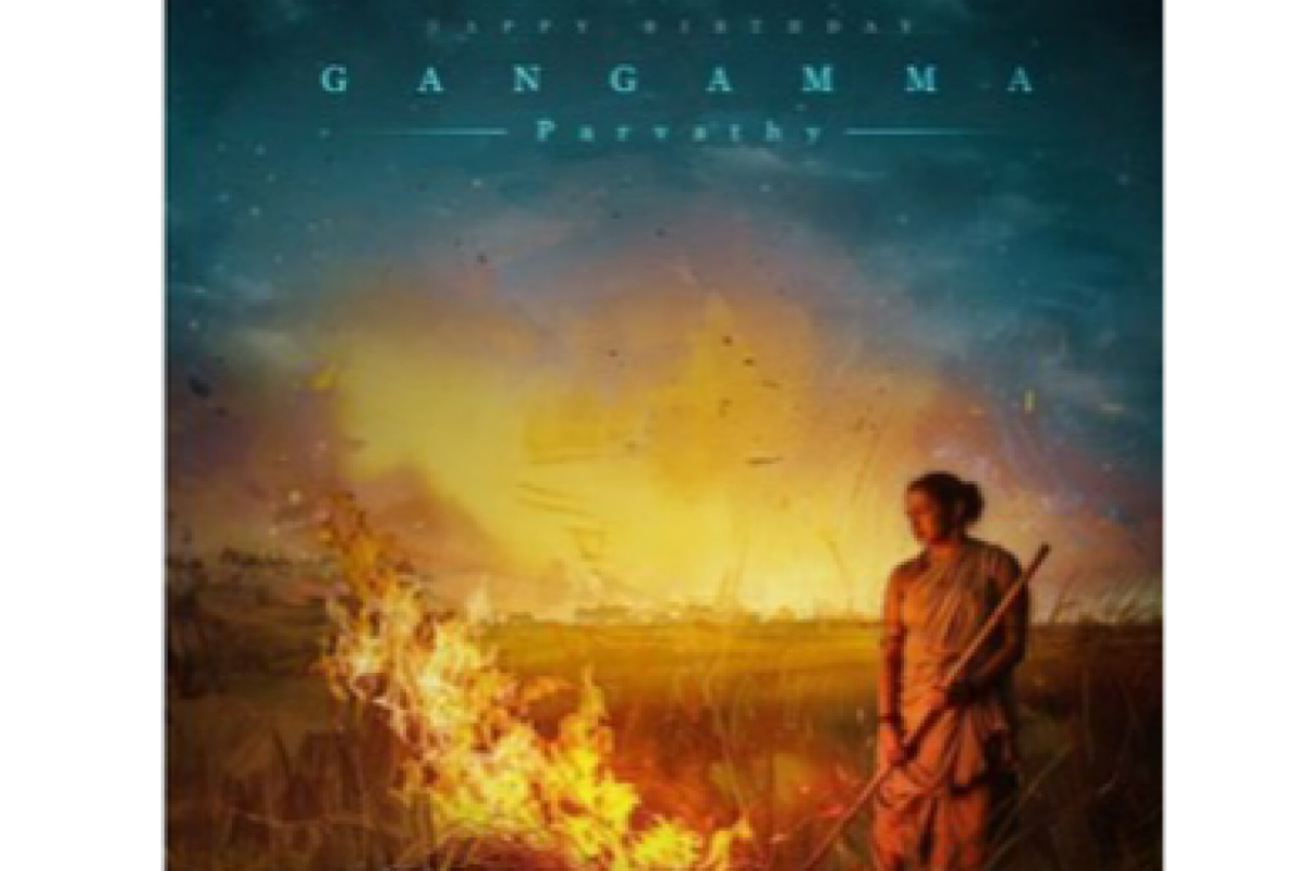 Parvathy stares at raging fire in new poster of Vikram-starrer Tamil movie ‘Thangalaan’