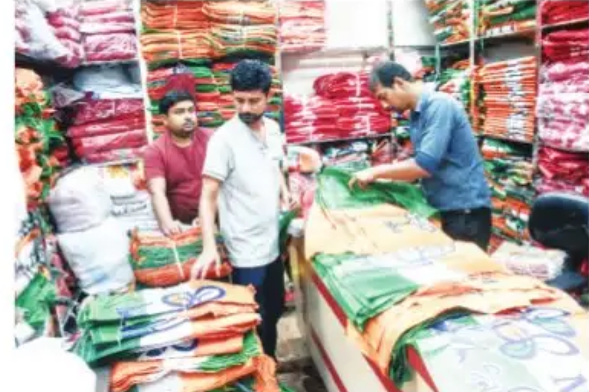 Campaign material sells at brisk pace in city