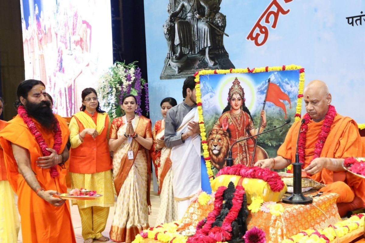 Chhatrapati Shivaji Maharaj katha at Patanjali Yogpeeth enters day five